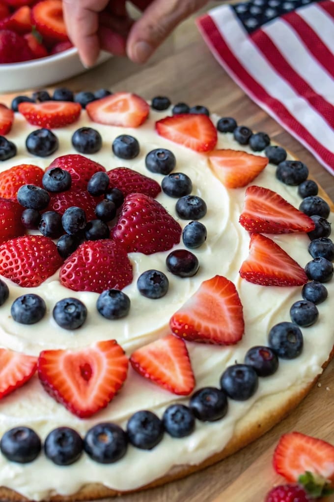 Fourth of July Fruit Pizza – Easy, Patriotic, and Delicious!