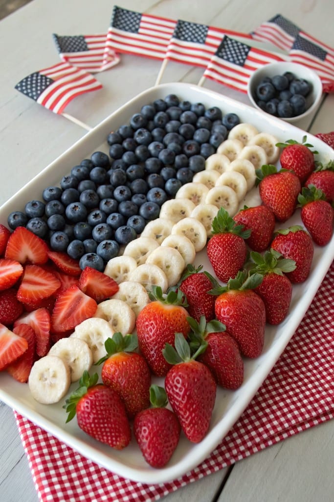 🇺🇸 4th of July Fruit Platter – How to Make a Festive American Flag with Fresh Fruit