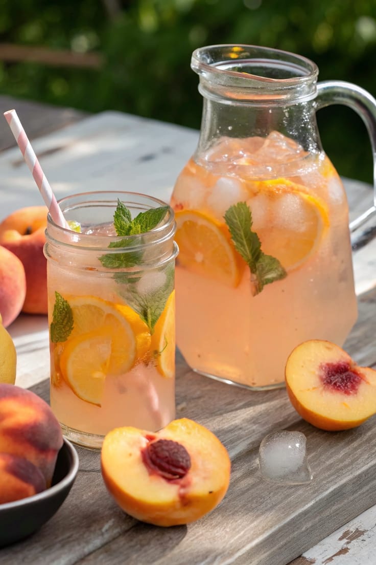 How to Make Peach Lemonade (+ Flavor Variations) – Refreshing, Sweet, and Perfect for Summer