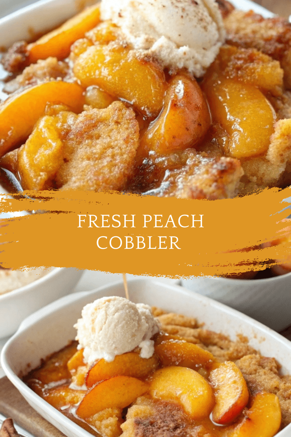 Fresh Peach Cobbler – A Juicy, Golden Slice of Summer