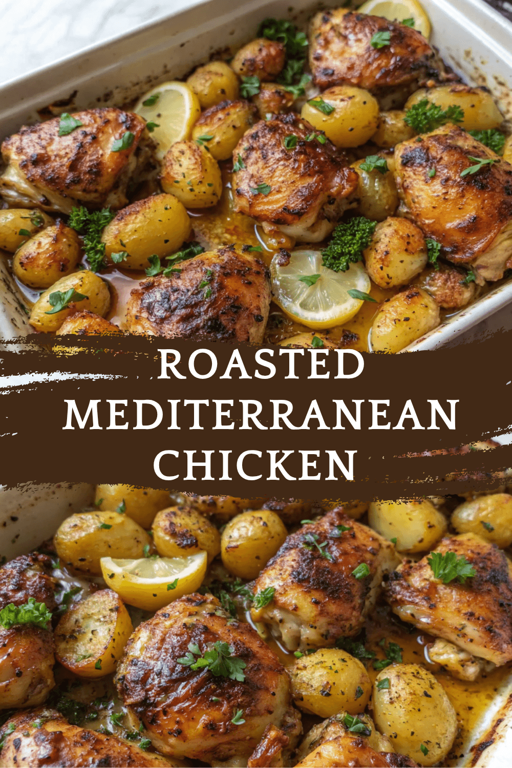 Roasted Mediterranean Chicken Thighs and Baby Potatoes – Easy One-Pan Family Dinner