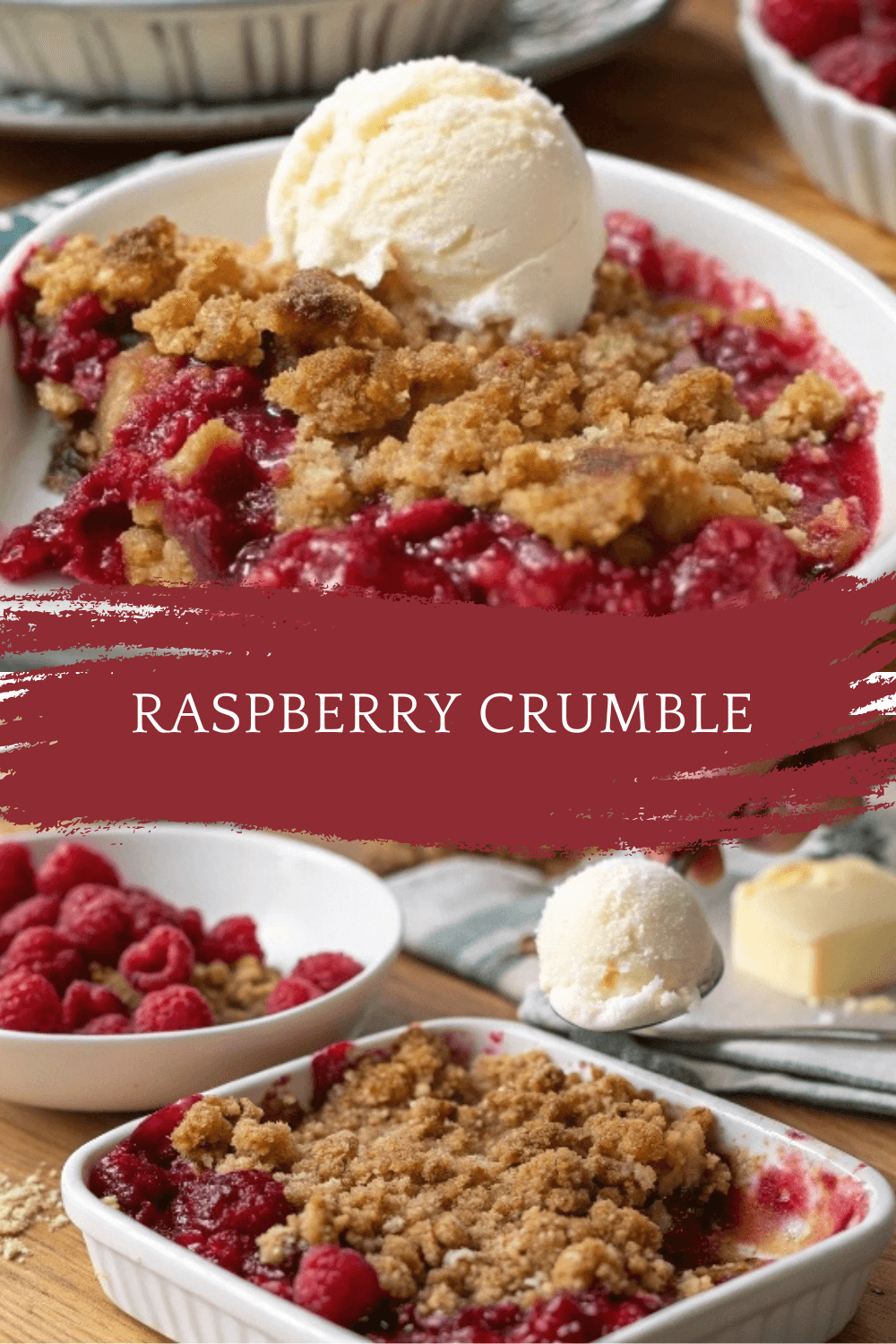 Raspberry Crumble – A Rustic, Sweet, and Tart Dessert Classic