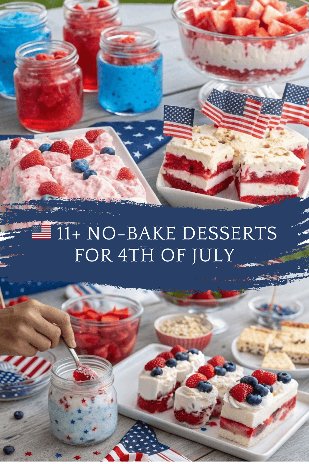No-Bake Desserts for 4th of July – Cool, Colorful & Crowd-Pleasing Treats