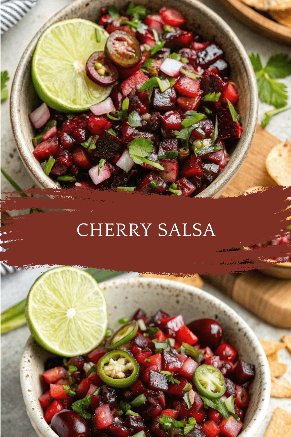 Cherry Salsa (Fresh & Zingy!)