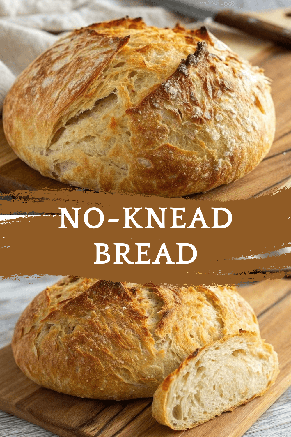 No-Knead Bread: Bread Easy Recipes for Effortless Baking