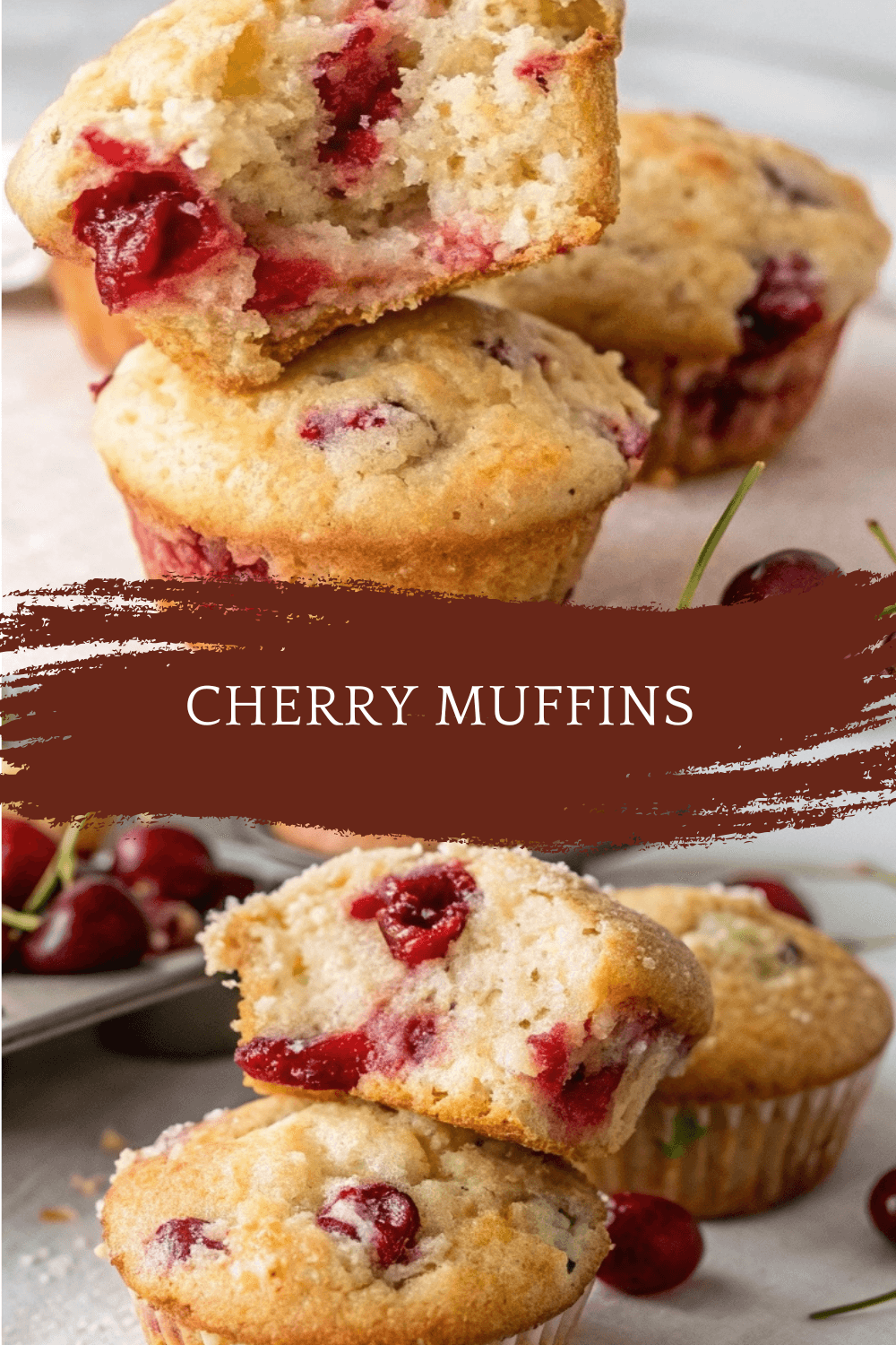 Cherry Muffins (Fresh and Easy) – Inspired by Olives + Thyme