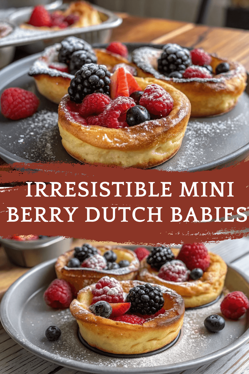 Irresistible Mini Berry Dutch Babies Recipe – Puffy, Sweet, and Bursting with Berries!