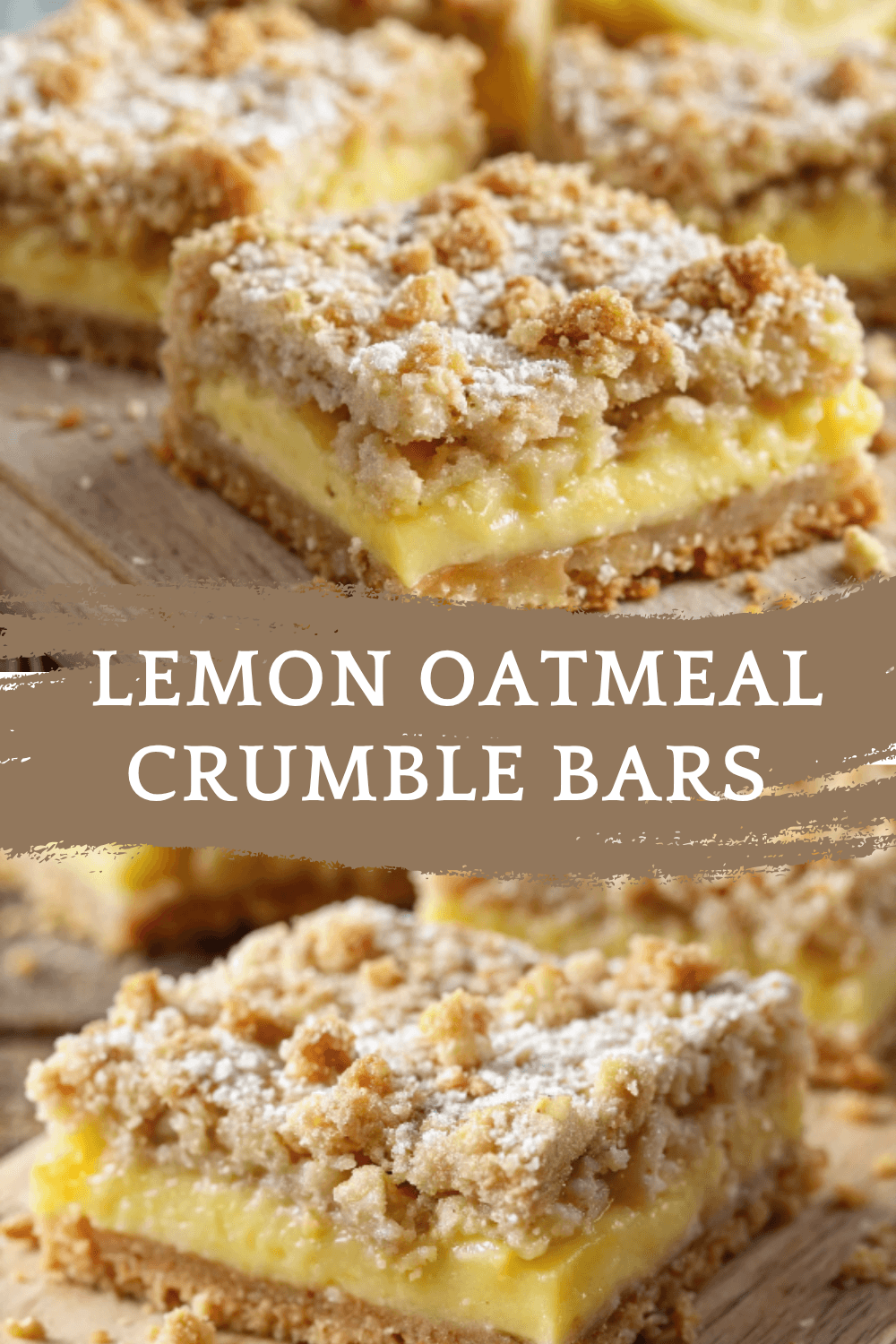 Lemon Oatmeal Crumble Bars – Zesty, Sweet, and Perfectly Chewy