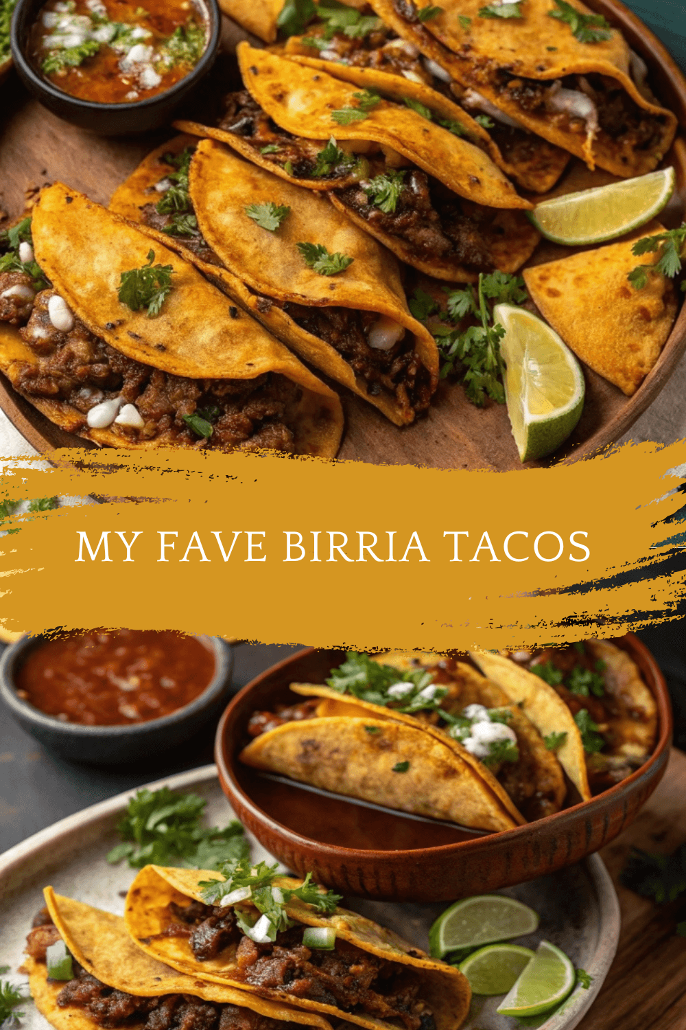 My Fave Birria Tacos – Juicy, Cheesy & Full of Flavor!