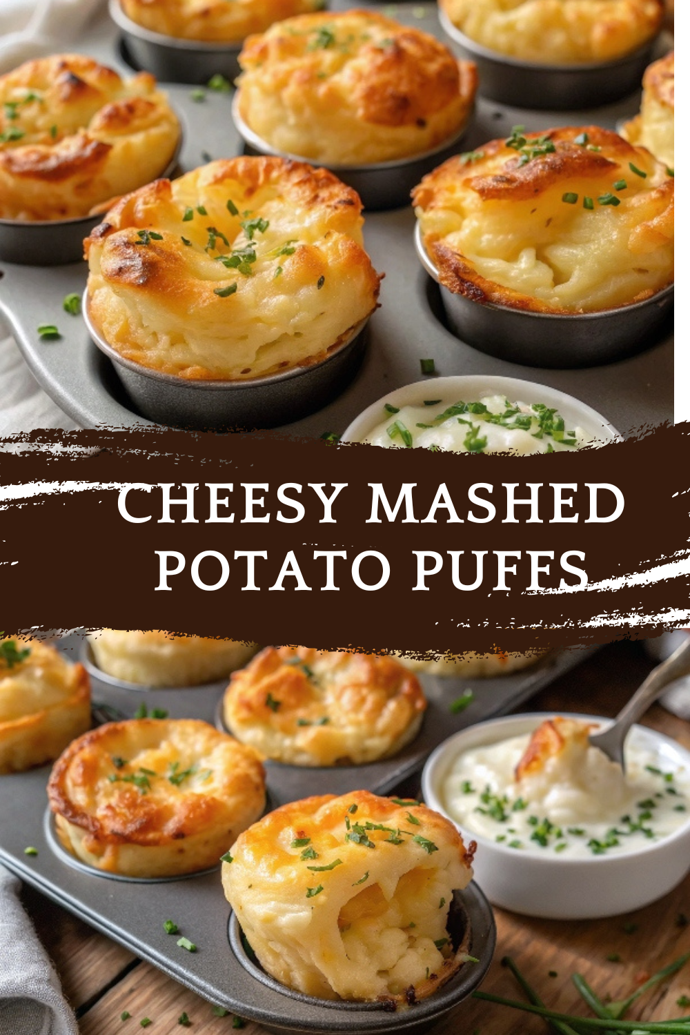 Cheesy Mashed Potato Puffs: Golden, Fluffy & Loaded with Flavor
