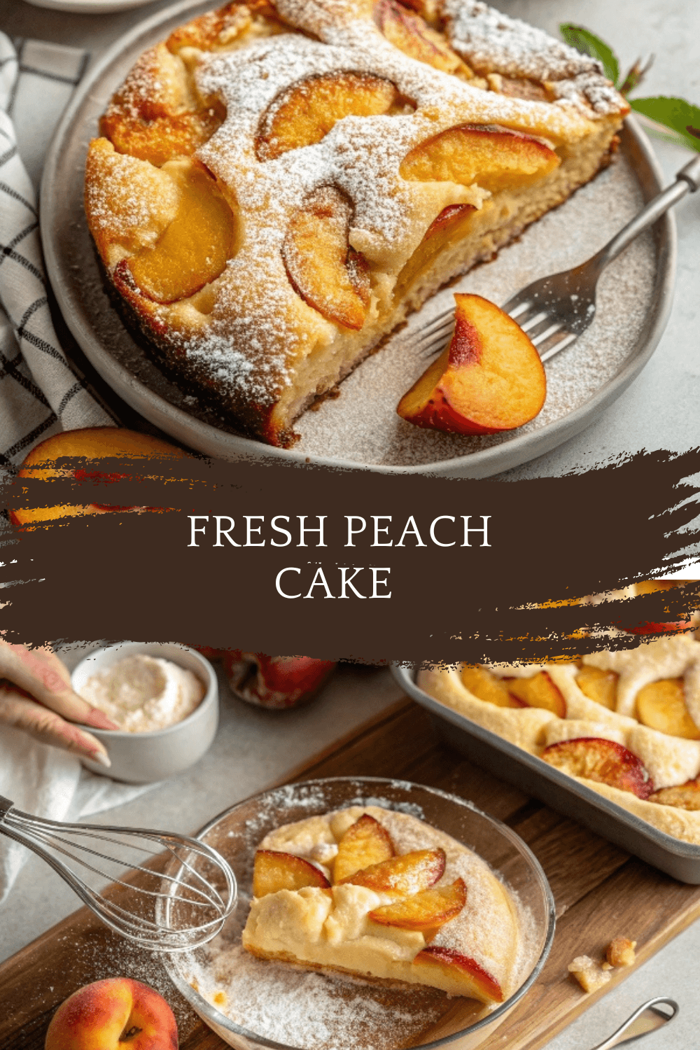 Fresh Peach Cake (Extra Peaches!) – The Juiciest Summer Cake Ever