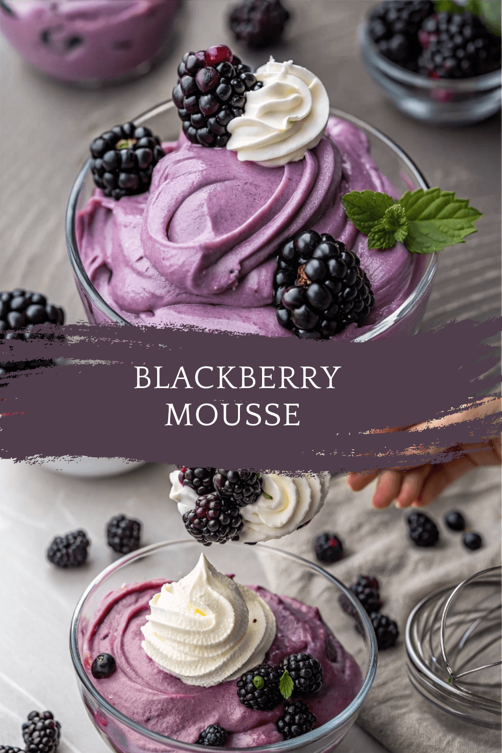 Blackberry Mousse – Light, Fluffy & Freshly Fruity Dessert Perfection