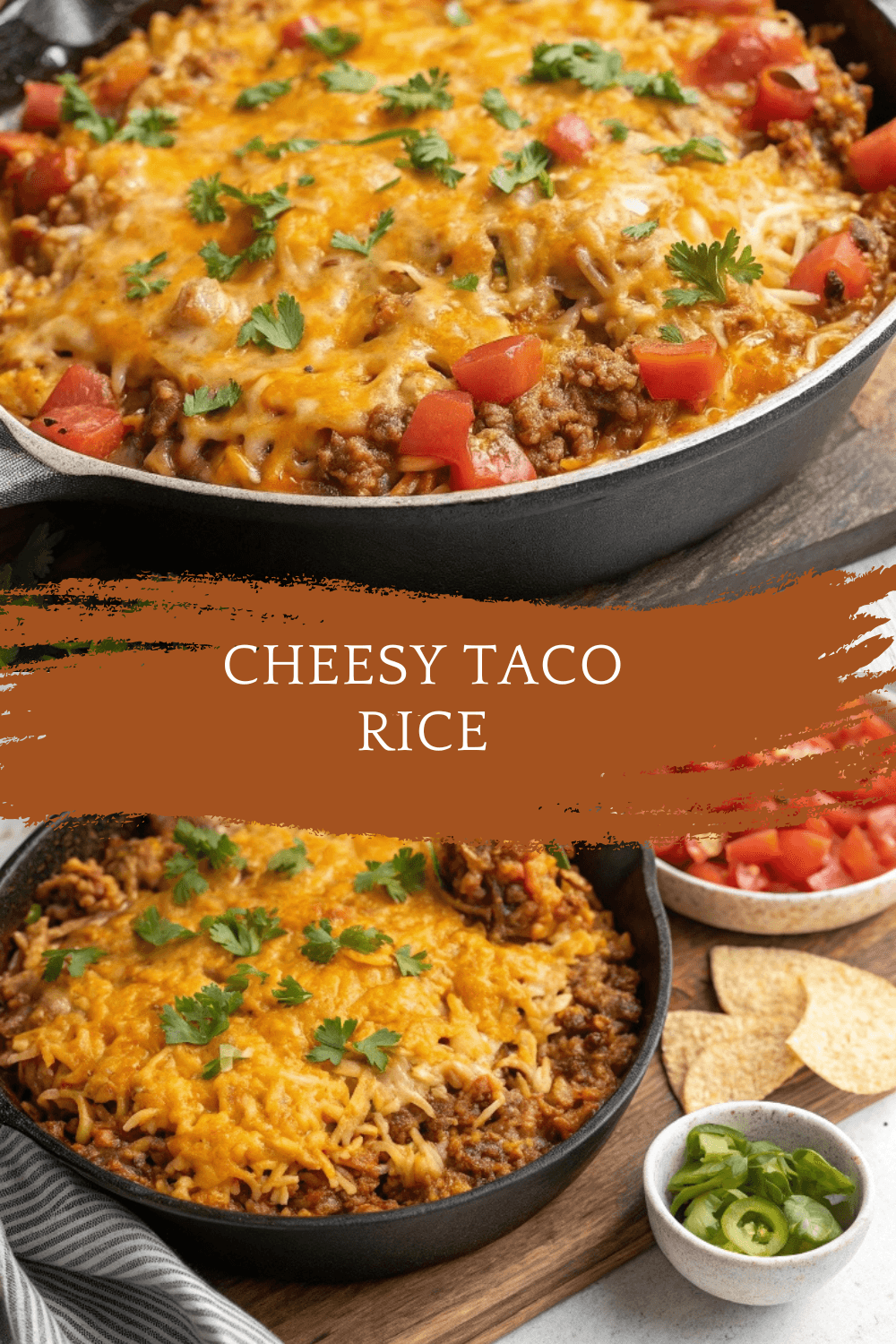 Cheesy Taco Rice – A One-Pan Tex-Mex Favorite for Busy Nights