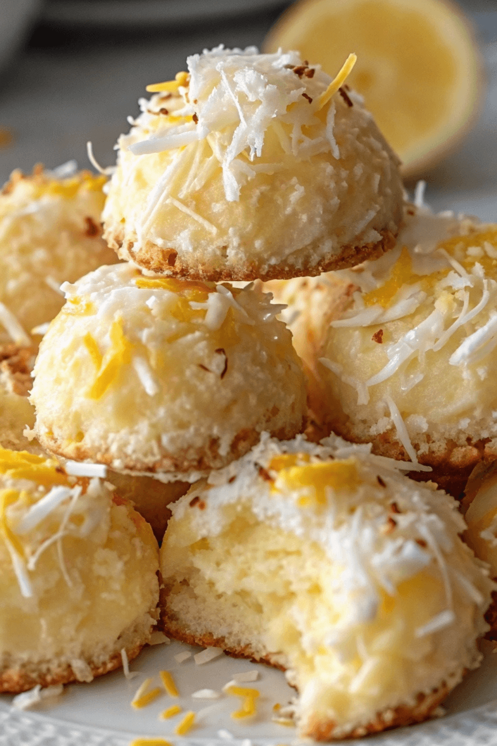 Lemon Coconut Cheesecake Cookies – A Tropical Twist on a Classic Treat