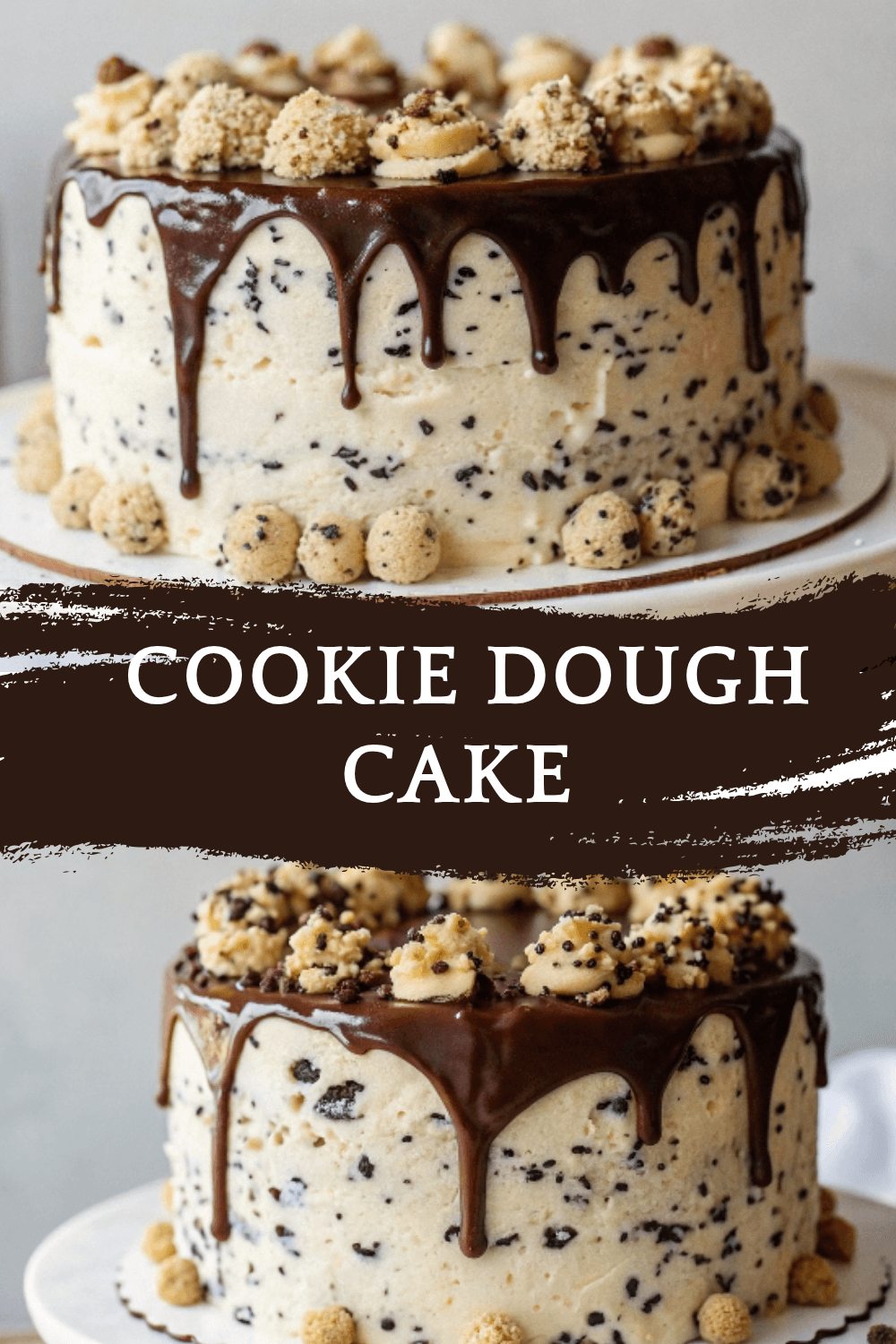 Cookie Dough Cake – Irresistibly Sweet with Cookie Dough in Every Bite