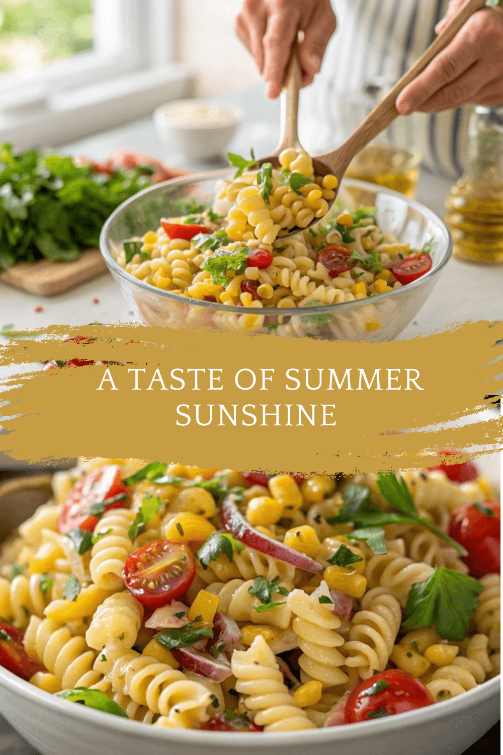 A Taste of Summer Sunshine: The Story of Corn Pasta Salad