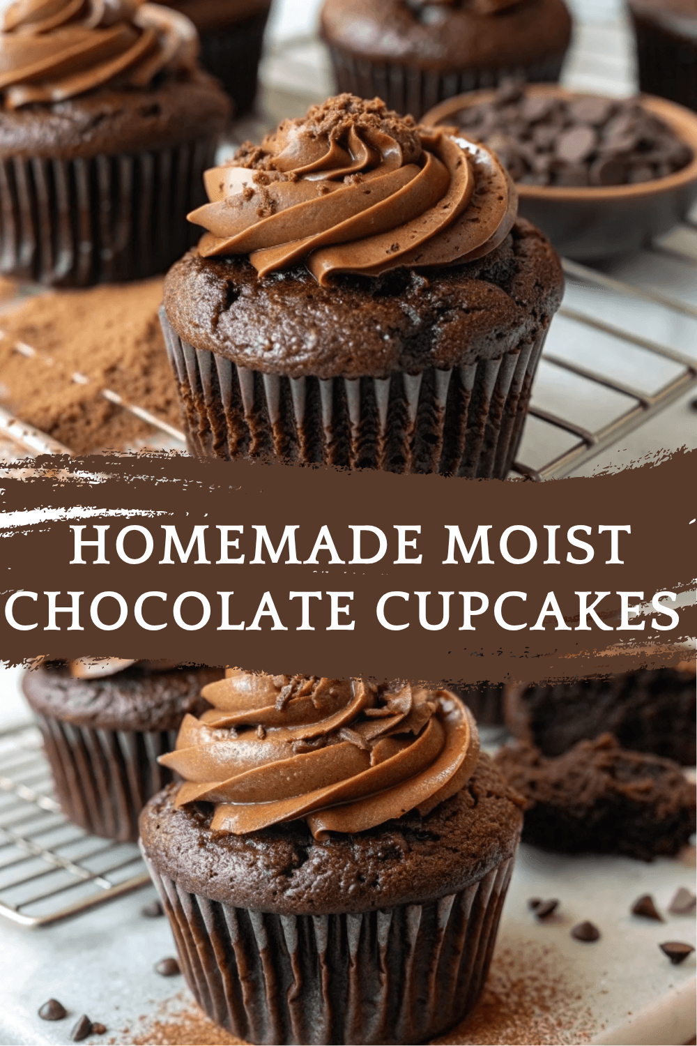 Homemade Moist Chocolate Cupcakes