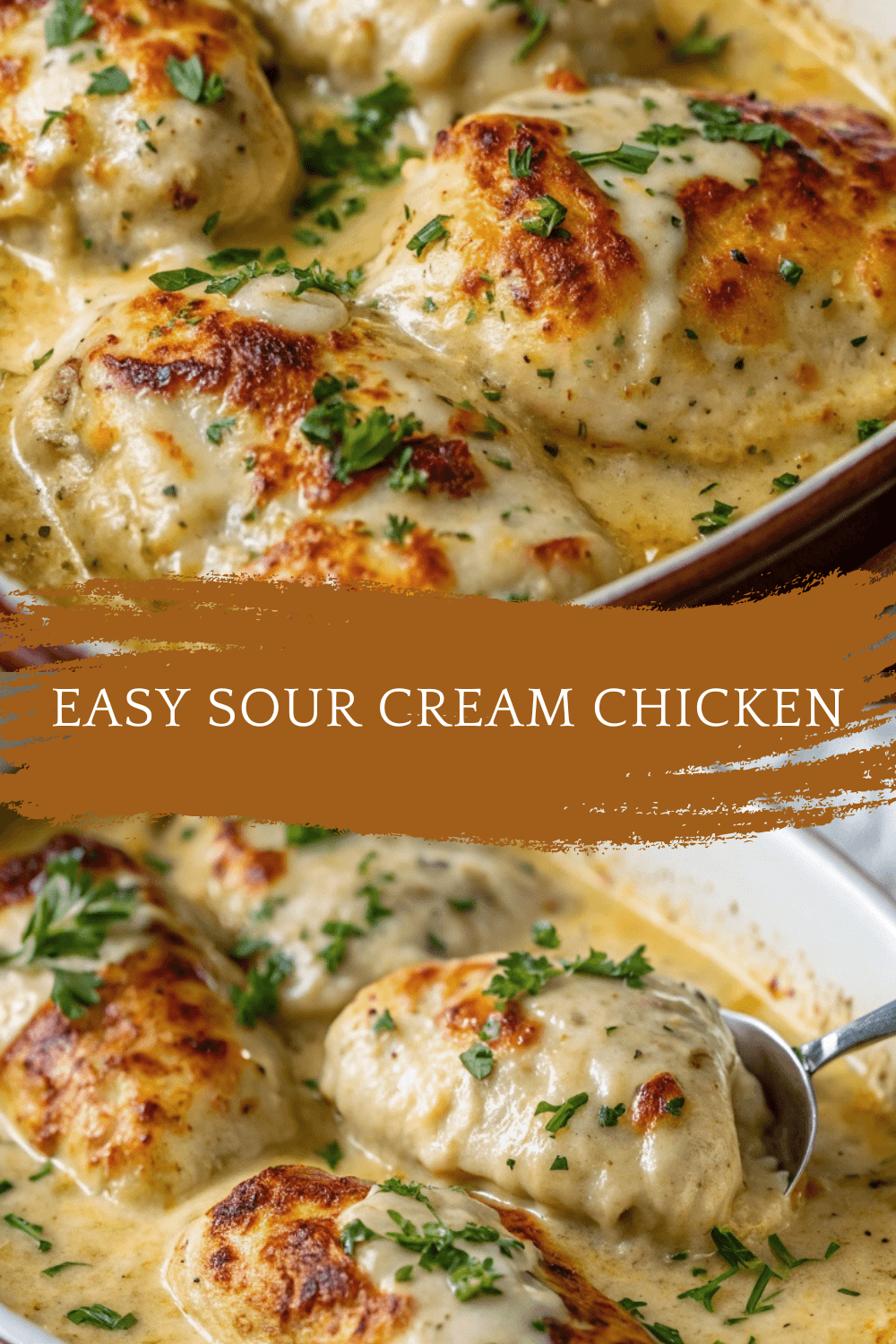 Easy Sour Cream Chicken – Creamy, Cheesy, and Delicious