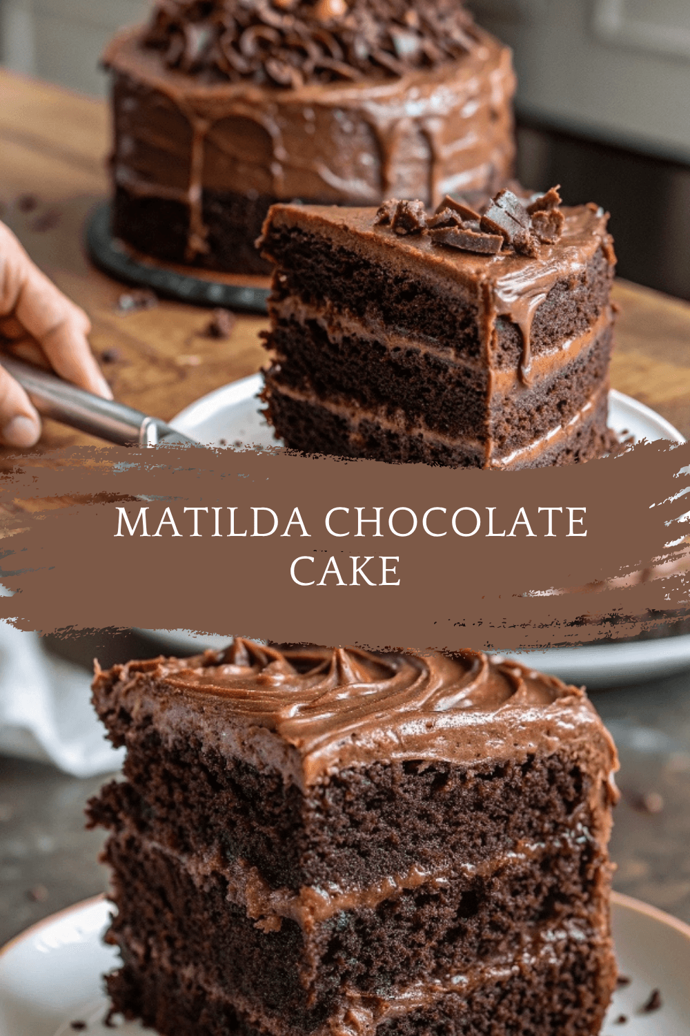 Rich & Fudgy Matilda Chocolate Cake Recipe – A Decadent Movie-Inspired Dessert