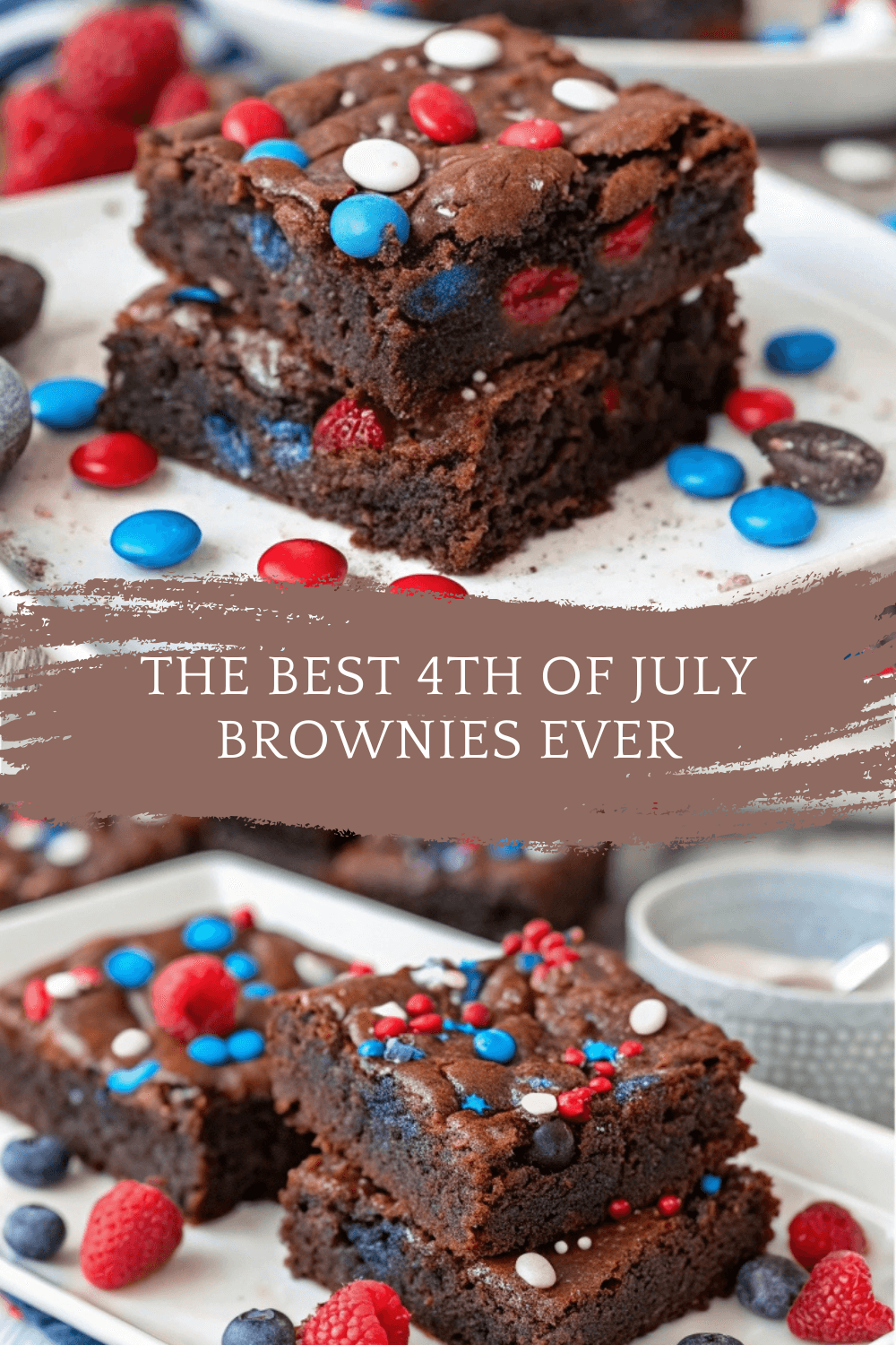 The Best 4th of July Brownies EVER – Rich, Fudgy & Firework-Ready!