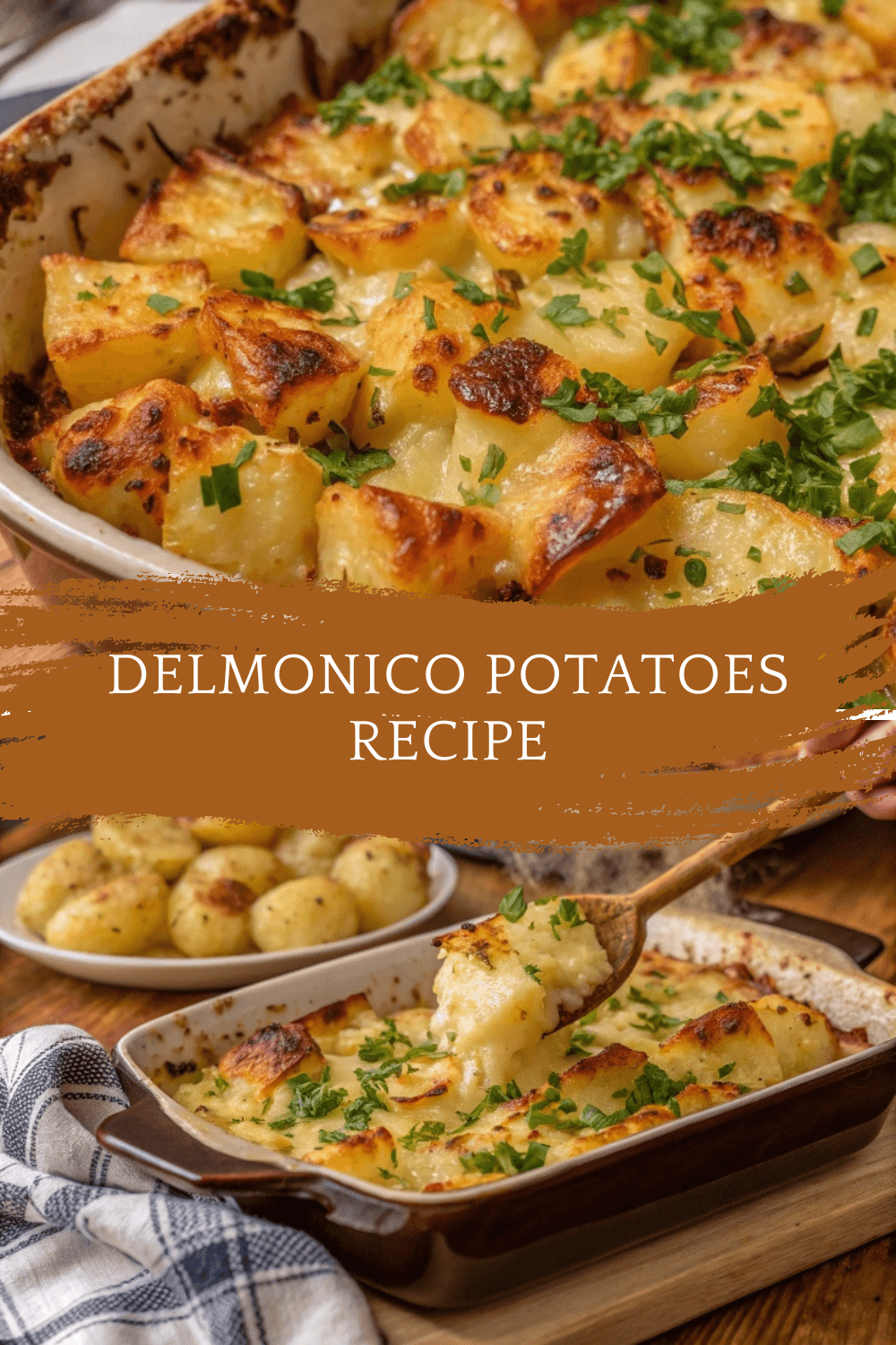 Delmonico Potatoes Recipe – A Creamy, Cheesy Classic Side Dish