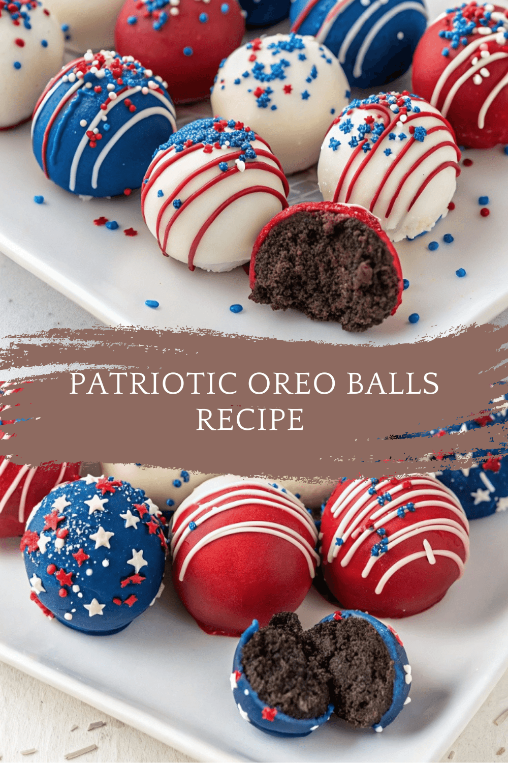 Patriotic Oreo Balls Recipe – Easy No-Bake Red, White & Blue Treats