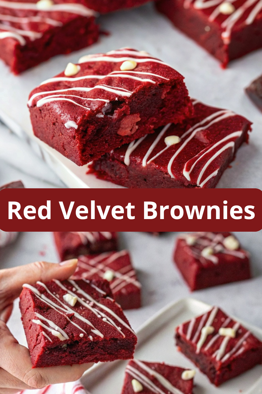 Red Velvet Brownies – Fudgy, Vibrant & Loaded with White Chocolate