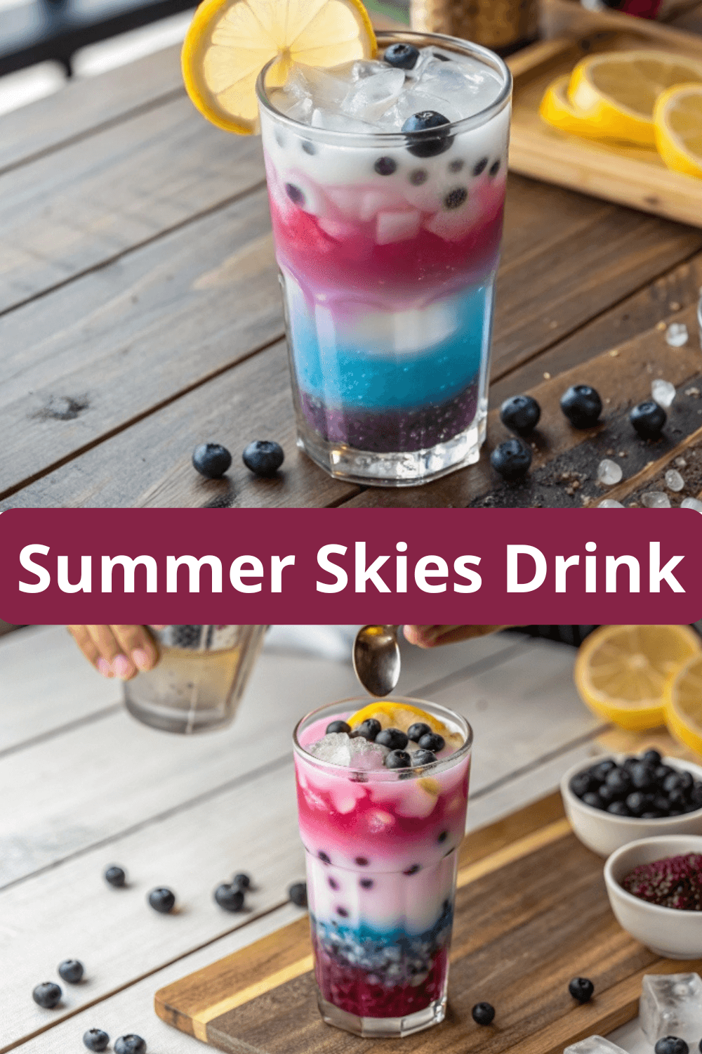 Homemade Summer Skies Drink – With a Twist of Magic and a Splash of Fun!
