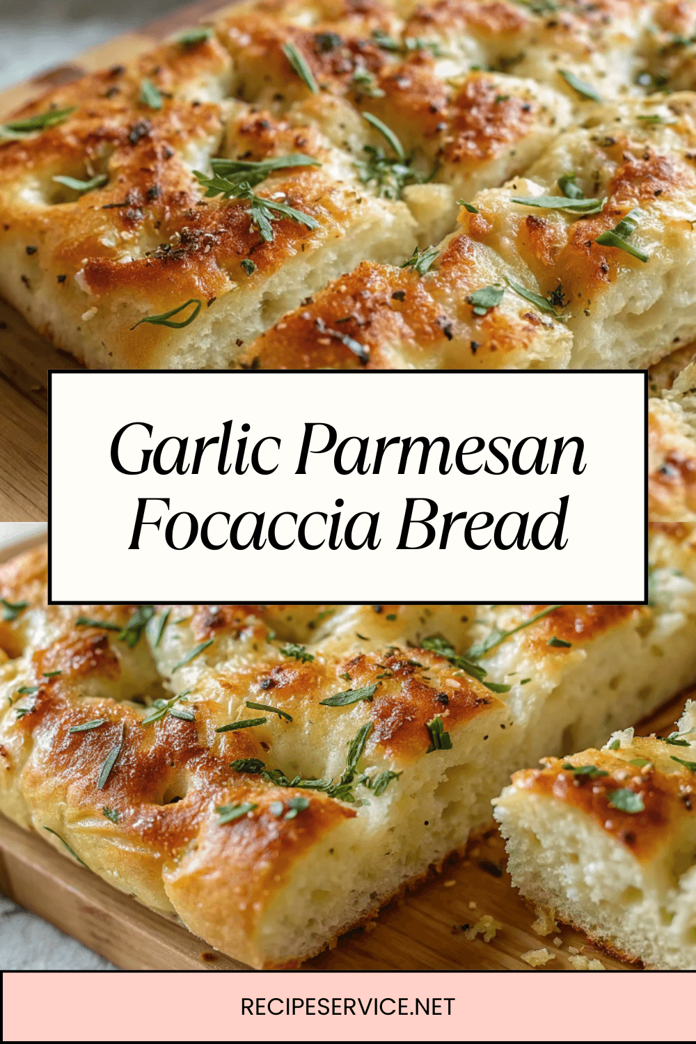 Garlic Parmesan Focaccia Bread – A Savory Homemade Favorite | Easy & Delicious Bakery-Style Bread