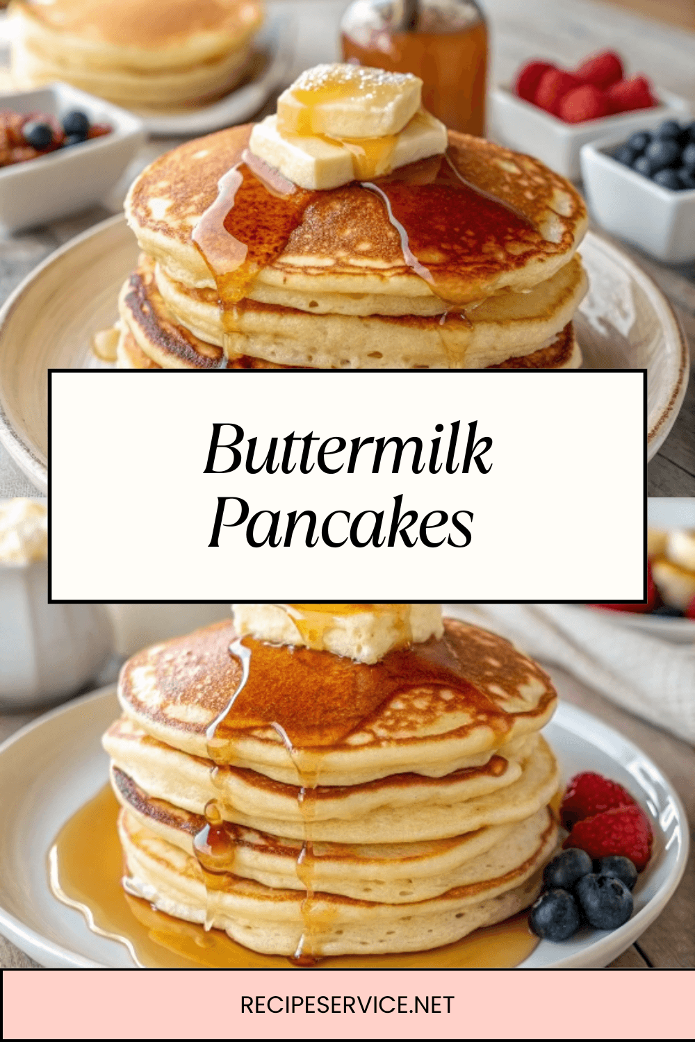 Buttermilk Pancakes – The Ultimate Fluffy Breakfast Classic