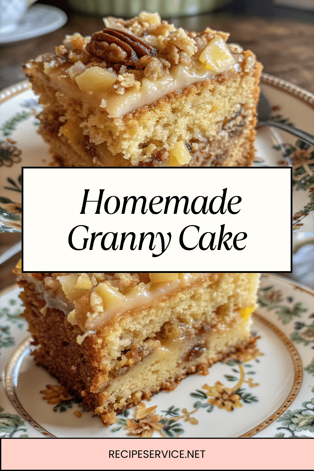 Homemade Granny Cake – A Moist Pineapple Cake with Sweet Buttery Icing