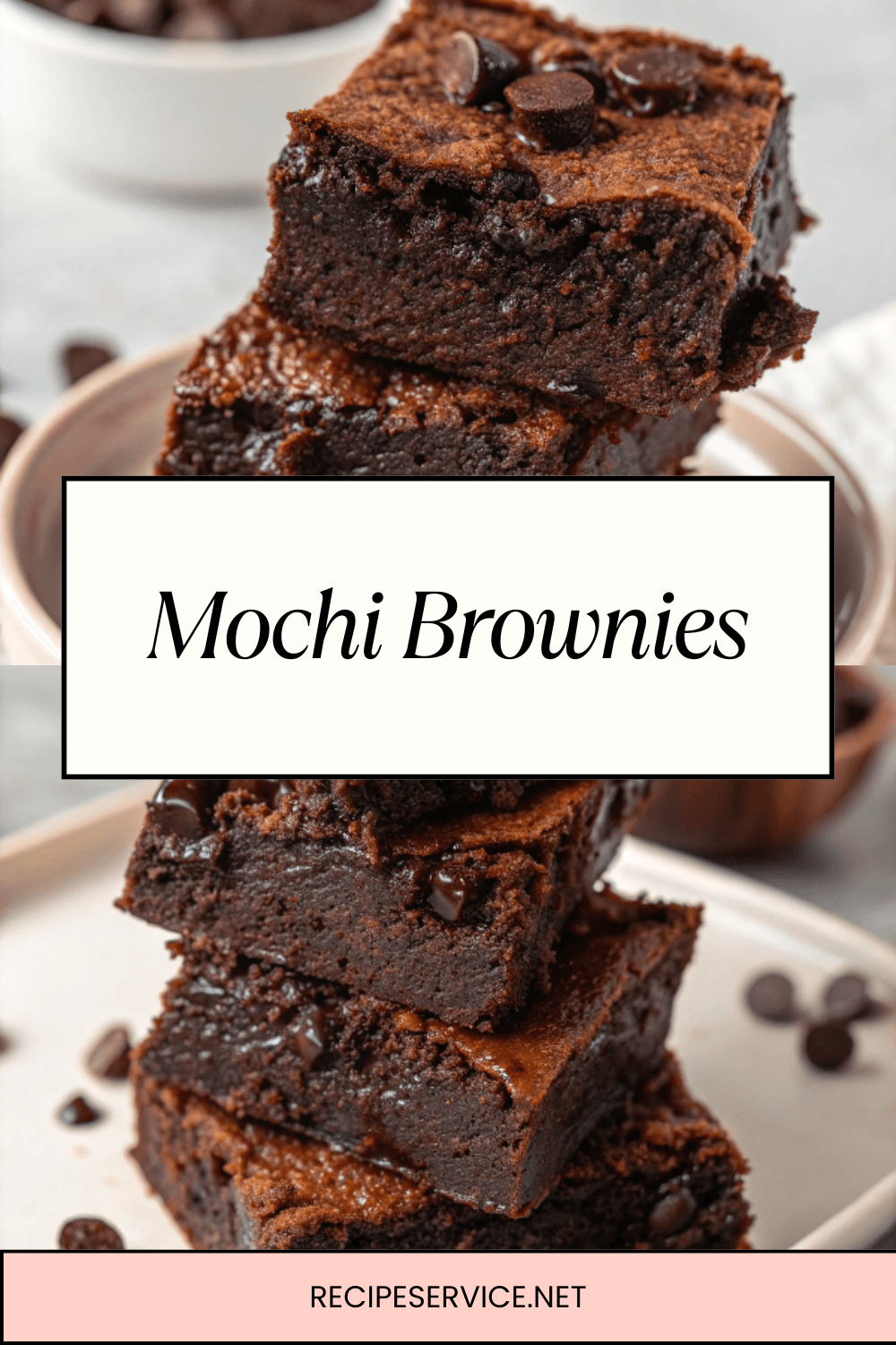 Mochi Brownies – Fudgy, Chewy & Irresistibly Gooey Chocolate Fusion Dessert
