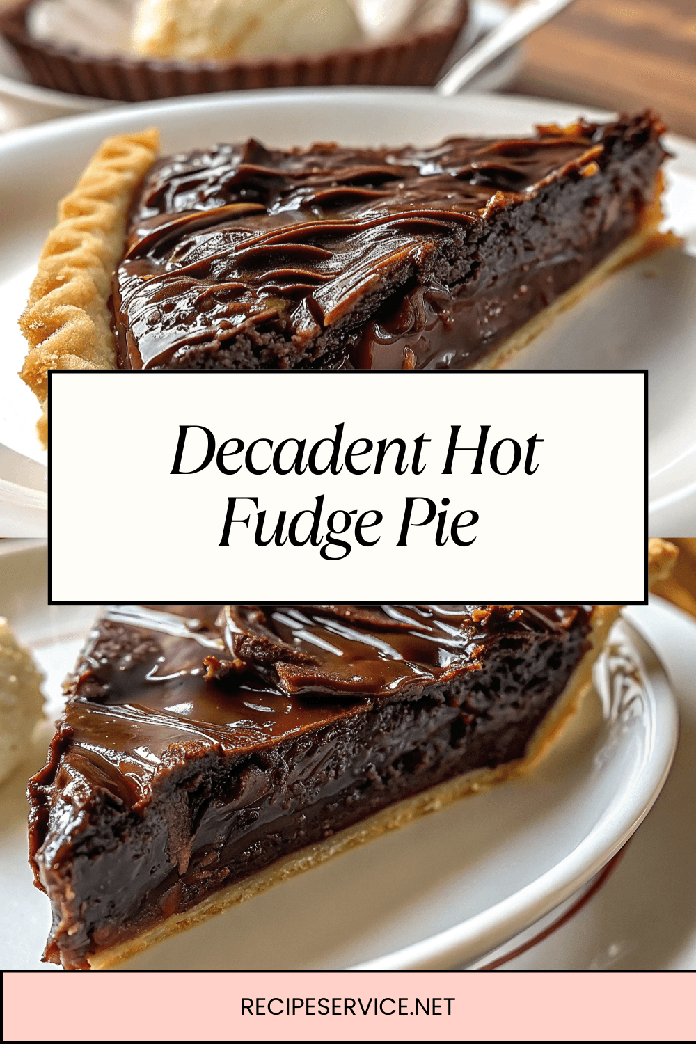 Decadent Hot Fudge Pie | Rich, Gooey, and Perfectly Chocolatey