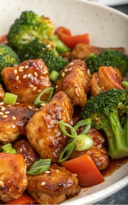 Easy Teriyaki Chicken (a.k.a. Crack Chicken) with Broccoli