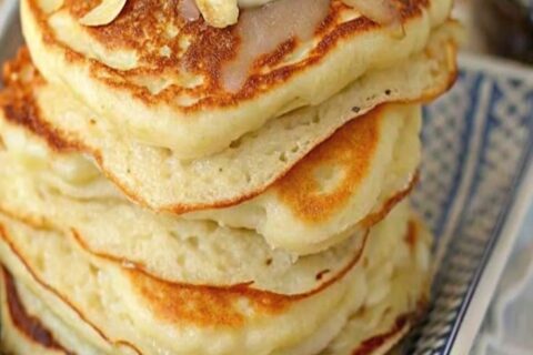 Sweet Coconut Cream Pancakes – Fluffy, Dreamy, and Tropical