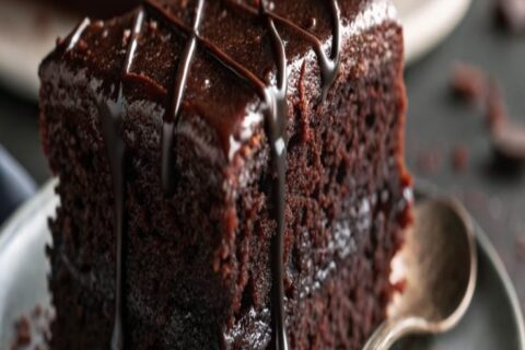 Fudgy Chocolate Cake – Deeply Rich, Moist & Melts in Your Mouth