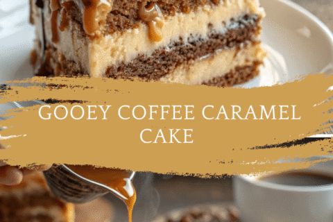 Gooey Coffee Caramel Cake – Rich, Moist, and Unforgettable