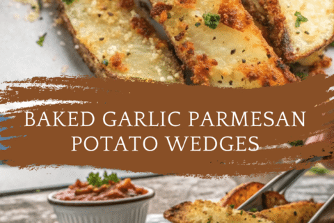 Baked Garlic Parmesan Potato Wedges – Crispy, Golden, and Irresistible!