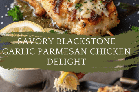 Savory Blackstone Garlic Parmesan Chicken Delight