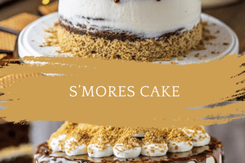 S’mores Cake – Gooey Layers of Chocolate, Graham, and Toasted Marshmallow