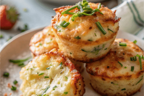 Crispy Parmesan Zucchini Potato Muffins – The Ultimate Savory Snack!