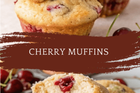 Cherry Muffins (Fresh and Easy) – Inspired by Olives + Thyme