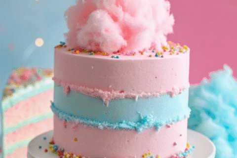 Easy Cotton Candy Cake – A Magical Dessert!