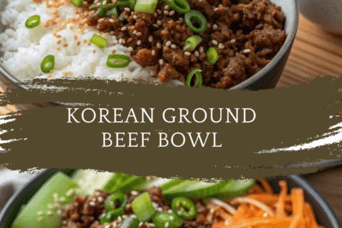 Korean Ground Beef Bowl – A Quick, Flavor-Packed Weeknight Favorite