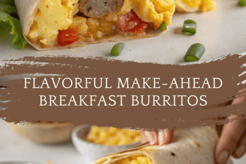 Flavorful Make-Ahead Breakfast Burritos – Quick, Hearty, and Freezer-Friendly