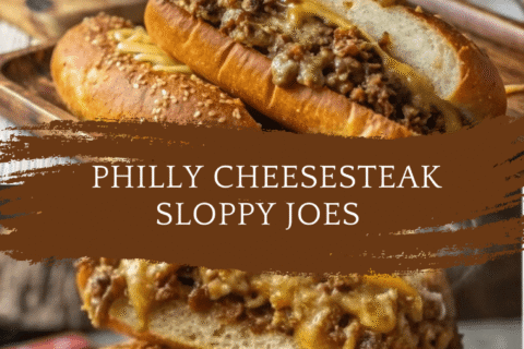 Philly Cheesesteak Sloppy Joes – Juicy, Cheesy, and Crazy Easy