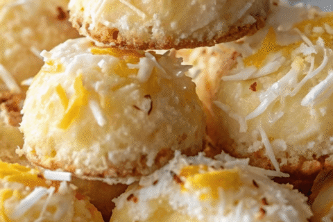 Lemon Coconut Cheesecake Cookies – A Tropical Twist on a Classic Treat