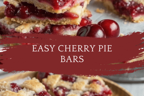 Easy Cherry Pie Bars – Simple, Sweet Cherry Dessert Magic!