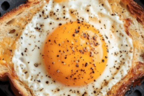 Air Fryer Egg and Cheese Toast – A Quick, Crisp, and Cheesy Breakfast Fix