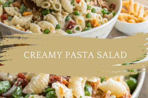 Creamy Pasta Salad – A Cool, Tangy Summer Classic
